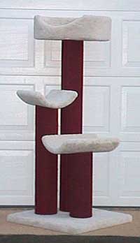 K multi-post cat tower