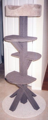 D3 all-sisal cat tower