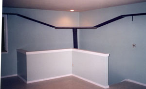 Built-in catwalk stairwell